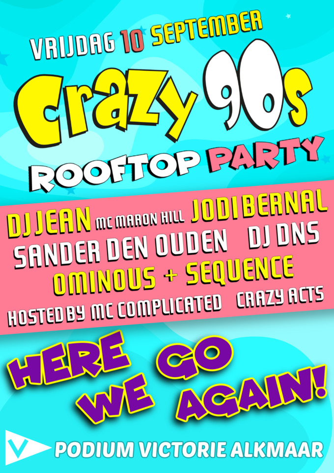 Crazy 90s Rooftop Party 2021